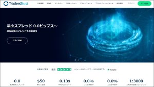 TradersTrust(トレーダーズトラスト) トップ
