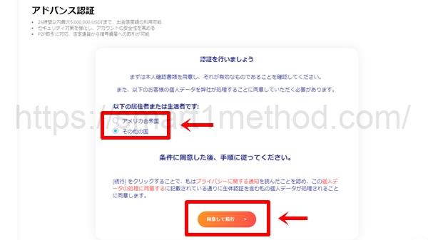 BINGX 本人確認KYC手順4